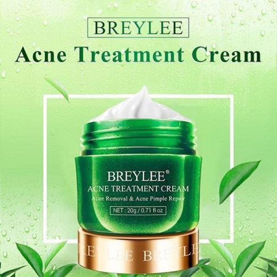 BREYLEE Acne Treatment Cream Anti Acne Face Cream Pimple Removal Spots Oil