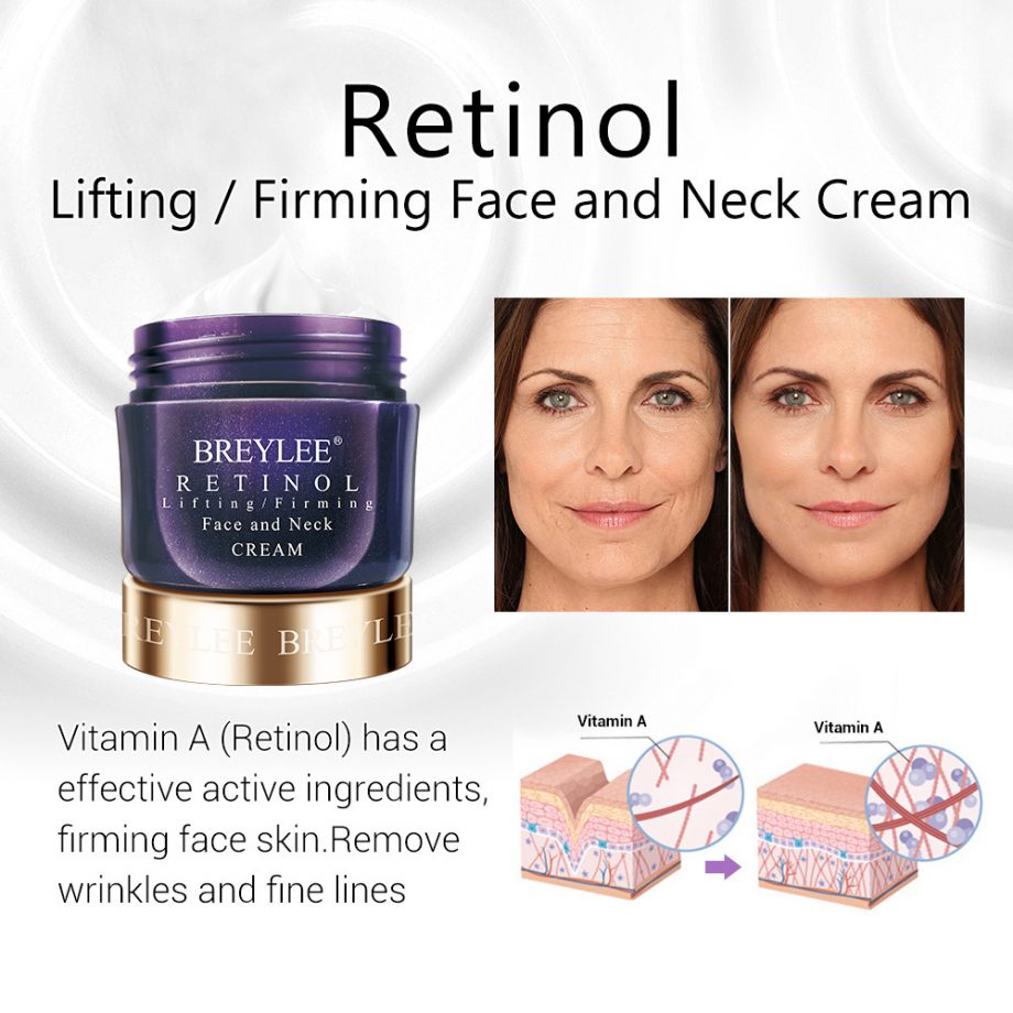 BREYLEE Retinol Anti-Wrinkle Face and Neck Firming Cream 40g