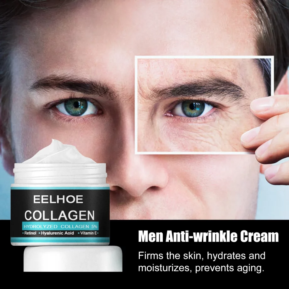 Eelhoe-Collagen Anti Wrinkle Creams For Men Man 50g Hyaluronic Acid
