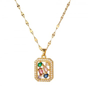 18K GOLD PLATED STAINLESS STEEL NECKLACE