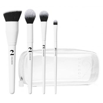 Morphe 2 The Sweep Life 4 Piece Brush Collection With Bag White