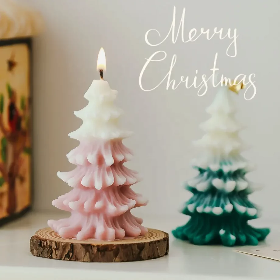 Christmas Candles in Gift Box