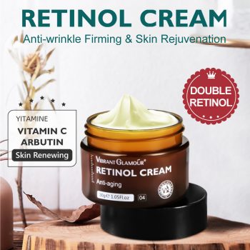 VIBRANT GLAMOUR 30g Retinol Face Cream Anti-aging Anti-oxidant Reduce Fine Lines Firming