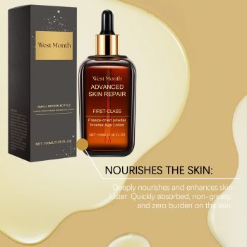 WEST MONTH Facial Repair Essence Brightens Skin Tone Moisturizing and Tightening