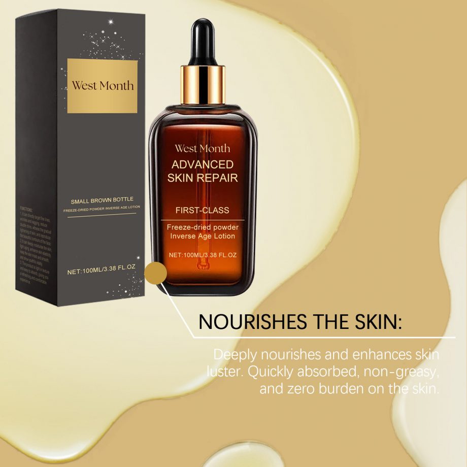 WEST MONTH Facial Repair Essence Brightens Skin Tone Moisturizing and Tightening