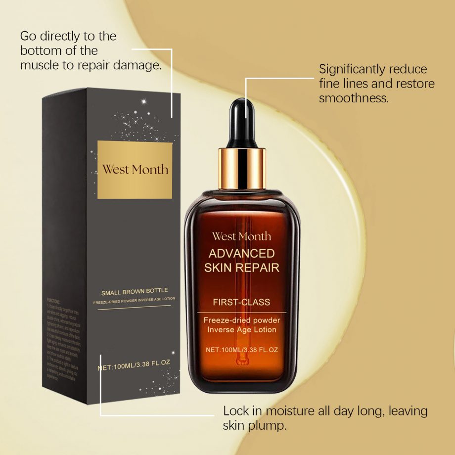WEST MONTH Facial Repair Essence Brightens Skin Tone Moisturizing and Tightening
